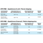 Nuovo listino per le spedizioni di colli e bancali con MBE 